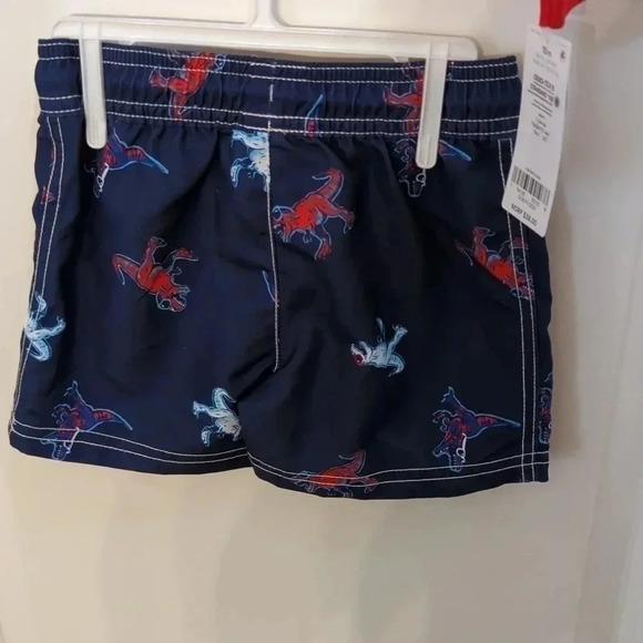 Carter's Dino Rash Guard & Swim Trunk set - Picture 4 of 5
